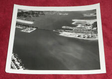 1961 Press Photo Welch Causeway Drawbridge Aerial View Madeira Beach Florida picture