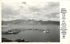 Frashers RPPC F4502 North Boat Landing Crowley Lake High Sierras Mono County CA picture