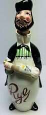 Member Of the Bar Butler Swank Decanter Rye  Empty Mid Cent Mod Chip picture