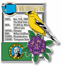 Washington State Montage Magnet by Classic Magnets, 2.7