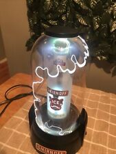 Smirnoff Ice Tempest Bar Glorifier Plasma Lightning Light Up Bottle Bar Lamp picture