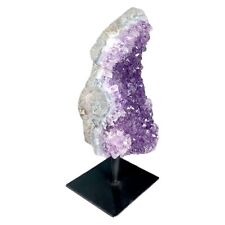 Amethyst Druse Brazil Iron Stand - 320g - Amazing Quality  picture