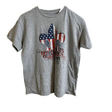 BOY SCOUTS OF AMERICA BOYS YOUTH SZ LARGE 100 YEARS OFFICIAL BRAND GRAY T-SHIRT picture