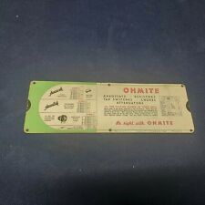 Vintage Ohm's Law Calculator-Ohmite Manufacturing Company Chicago, IL picture