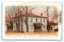 Jefferson County First Bank Sackets Harbor NY New York Hand Colored RPPC C8  picture