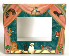 The Essex Collection VTG Wood Collage All The Cat Frame Picture Frame 10