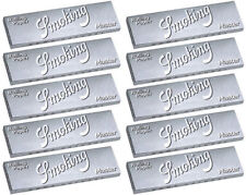10 Pk Smoking Silver Master 1.25 Rice Cigarette Rolling Paper 500 Leaves 3114-10 picture