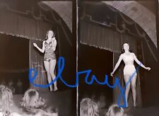 VTG 1940s Smiling Pretty Young Women Swimsuit Pageant Awkward on Stage Negatives picture
