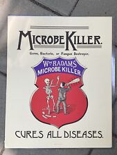 Vintage Wm. Radams Microbe Killer Advertising Poster by Glenn House 1977 Ad picture