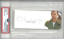 CHUCK YEAGER SIGNED CUT SIGNATURE PSA DNA 84412464 (D) WWII ACE TEST PILOT picture