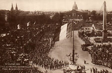 CPA PARIS 1919 - Parade of Victorious Troops - Place de la Concorde picture