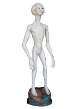 Large Alien Encounter Life Size Statue Space Extra Terrestrial Display Prop picture