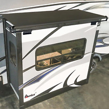 Black Modular Slide Topper Awning Slide Out Protection for Rvs, Travel Trailers, picture