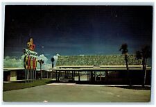 1968 The Caravelle Motel Restaurant Classic Car Causeway Florida FL Postcard picture
