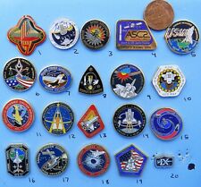 NASA enamel PIN lot of 20 vtg ISS SPACE station SHUTTLE Gemini - Group D picture