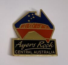 Ayers Rock Central Australia Shape Map Travel Souvenir Lapel Pin (169) picture
