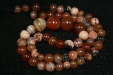 Authentic 60 Pcs Stranded Ancient Roman Carnelian & Agate Beads Medium to Large  picture