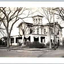 c1930s Residential Doctor? Victorian House Real Photo Snapshot Historic Town C50 picture
