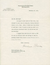 HARLAN F. STONE - TYPED LETTER SIGNED 11/18/1939 picture
