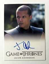 JACOB ANDERSON AUTOGRAPH GAME OF THRONES GREY WORM RITTENHOUSE AUTO AUTOGRAPH picture