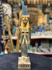 Isis Statue Vintage Of Isis Rare Stand Pharaonic Egyptian Ancient Antiques BC picture