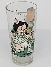 VTG 1976 PETUNIA PORKY PIG GLASS PEPSI COLLECTOR SERIES WARNER BROS LOONEY TUNES picture