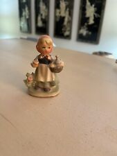 Vintage Napcoware Girl With Basket of Food and Cup Porcelain Figurine - C-7364 picture