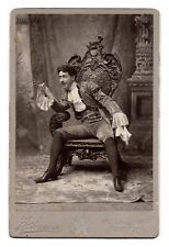 1897 CABINET CARD HARRY THE GREAT LESTER GRANDFATHER OF MODERN DAY VENTRILOQUISM picture