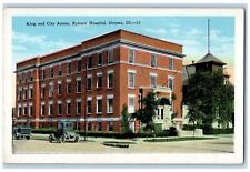 c1920s King And City Annex Ryburn Hospital Ottawa Illinois IL Unposted Postcard picture
