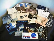 NASA MSFC 1970s-80s SPACE SHUTTLE (HUGE LOT) BROCHURES BOOKS 1st GEN PHOTO DECAL picture