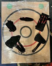 New Regulation Size Axe Throwing Target With An Array Of Axes picture