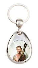 John McAfee Pump it Metal Keychain picture