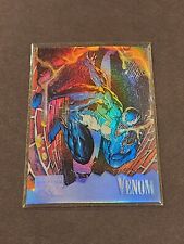 1995 Fleer Marvel Masterpieces Holo-Flash Venom 8 NM-M BEAUTIFUL CARD picture