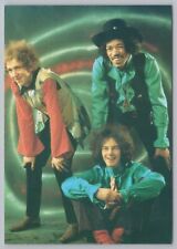 Entertainment~Jimi Hendrix Experience~Psychadelic Bkgd~Continental Postcard picture