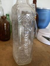 Fleischmann's Embossed Clear Glass Liquor Bottle picture