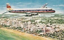  Postcard Airplane National Airlines DC-7 Star  picture