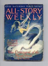All-Story Weekly Pulp Feb 1919 Vol. 94 #1 GD+ 2.5 picture