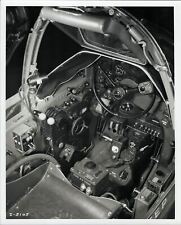LOCKHEED F-5A COCKPIT LARGE VINTAGE ORIGINAL MANUFACTURERS PHOTO P-38 LIGHTNING picture
