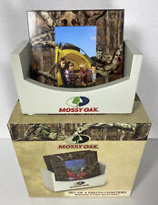 Mossy Oak Photo Glass Coasters Set Of 4 With Wooden Stand Non-Slip New Open Box picture