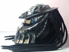 Predator Hand-painted Motorcycle Personality Helmet Laser Light Adult Helmet NEW picture
