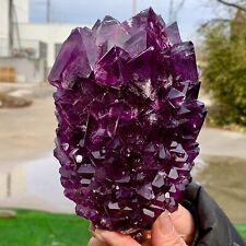 2.69LBNewly discovered Purple Potassium alum Octahedral Crystal Stunning Crystal picture