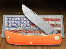 Case xx Knives Sod Buster Jr. Smooth Orange Delrin Pocket Knife Stainless 80502 picture