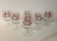 New Belgium  Brewing Fat Tire  Beer Glasses - Set Of 6 Tulip Globe style picture
