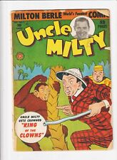 UNCLE MILTY #1-1950-MILTON BERLE PHOTO COVER-ORIGIN TV RELATED COMICS- picture