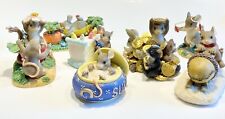 Fitz & Floyd Charming Tails Lot Of 7 Figurines No Boxes picture