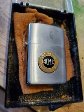 Vintage ACME LURE WELLINGTON WIND PROOF LIGHTER 1955 mint perfect GONE FISHING? picture