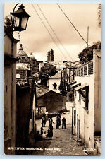 Taxco Guerrero Mexico Postcard Typical Alley c1930's Vintage RPPC Photo picture