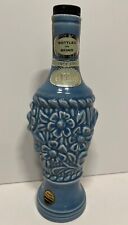 Vintage 1967 Jim Beam Zimmerman's Liquor Blue Daisy's Bourbon Decanter Bar Decor picture