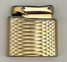 Vintage Colibri Monogas Lighter made In W. Germany Gold Tone 1960 Untested picture