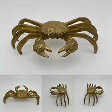Vintage Solid Brass Crab 🦀 picture